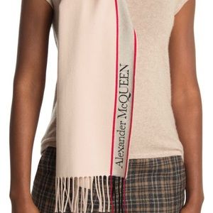 Alexander McQueen Wool and Cashmere Scarf